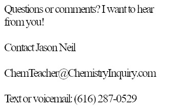 Contact Guided Inquiry Chemistry
